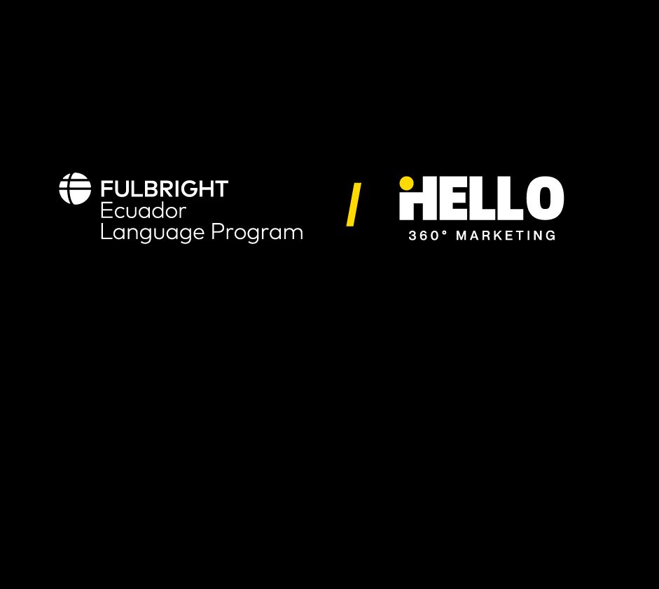Representantes de HELLO y Fulbright celebrando su alianza estratégica